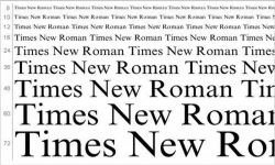 Картинка Times New Roman